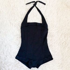 Vintage Pinup Girl One Piece Swimsuit